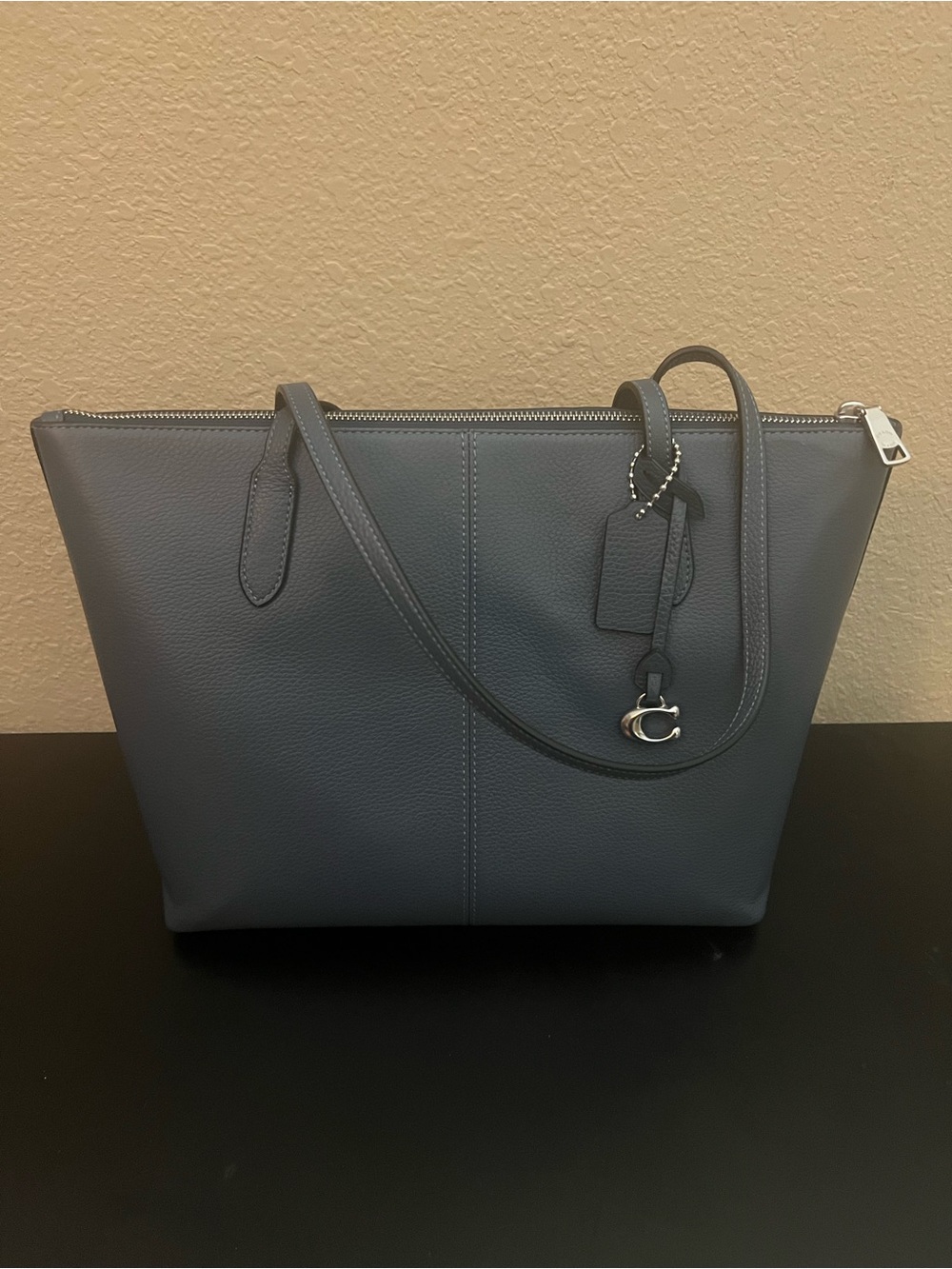 Coach Bella Small Pebble Leather Tote Bag